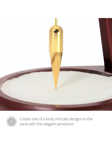 Péndulo de Arena Grande 58.42 cm Cereza - Jardín Zen Decorativo