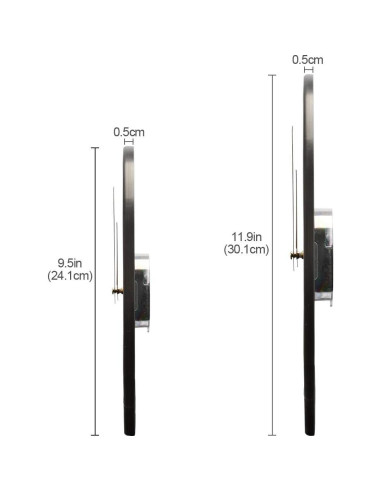 Reloj de Pared Silencioso ALAZA Jardín Zen 24.1 cm