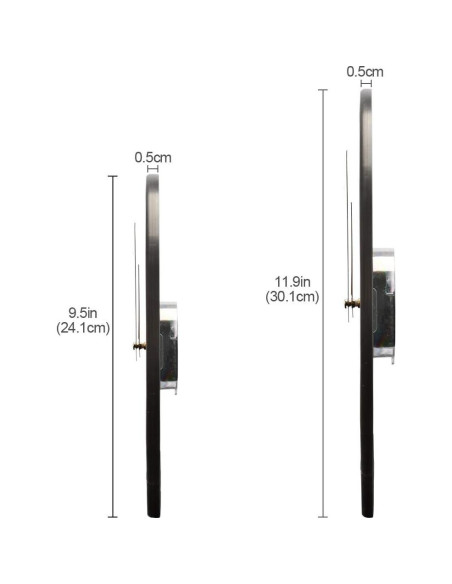 Reloj de Pared Silencioso ALAZA Jardín Zen 24.1 cm Reloj de Pared Silencioso ALAZA Jardín Zen 24.1 cm