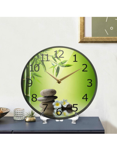 Reloj de Pared Silencioso ALAZA Jardín Zen 24.1 cm