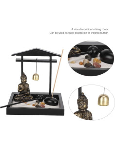 Mini Jardín Zen con Buda y Accesorios Pssopp - Decoración Relax 2
