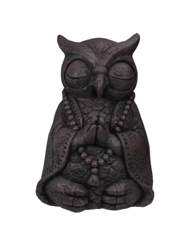 Estatua de Búho Meditador Northlight 43.2 cm Polystone