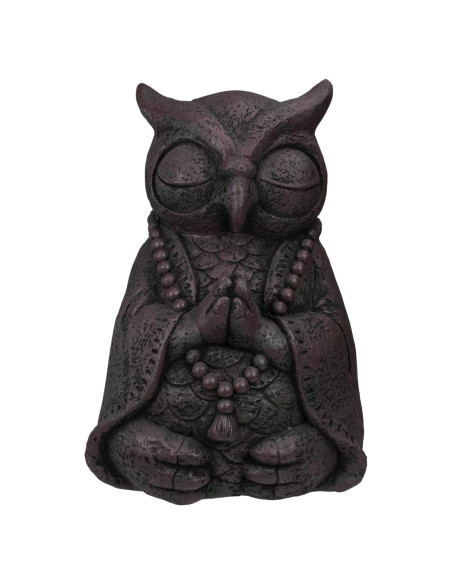 Estatua de Búho Meditador Northlight 43.2 cm Polystone
