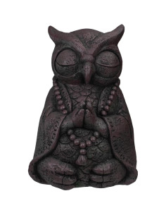 Estatua de Búho Meditador Northlight 43.2 cm Polystone 2