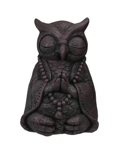 Estatua de Búho Meditador Northlight 43.2 cm Polystone