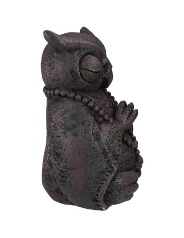 Estatua de Búho Meditador Northlight 43.2 cm Polystone