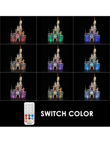 Kit de Iluminación LED Briksmax para Lego Castillo Disney