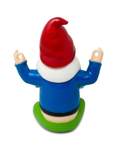 Estatua de Jardín Gnomo Zen Buda Hilarious Home 25.4 cm 2