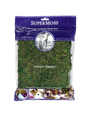 Alfombrilla de Musgo Instantáneo SuperMoss Verde 45.72x40.64 cm