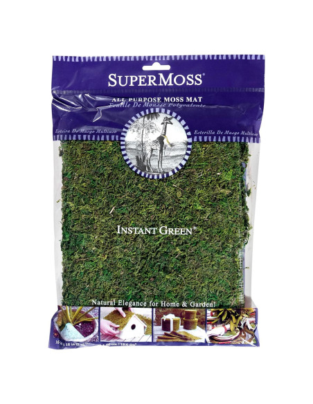 Alfombrilla de Musgo Instantáneo SuperMoss Verde 45.72x40.64 cm