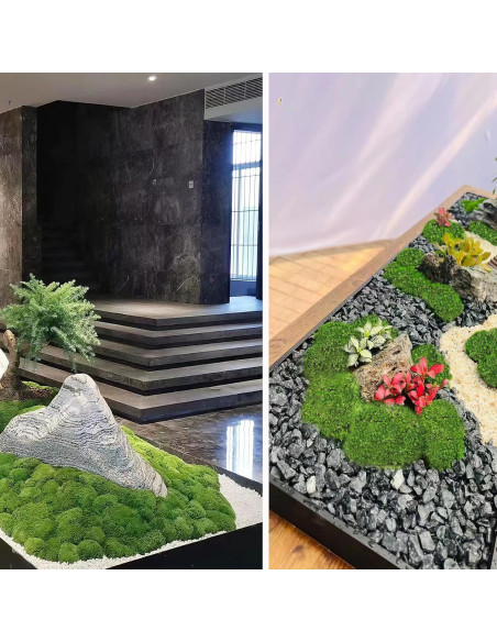 Almohada de Musgo Preservado FAICOIA Verde 2.5 m Sin Mantenimiento