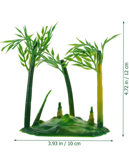 6 Piezas Árbol de Bambú Artificial Bonsái Realista SHINEOFI