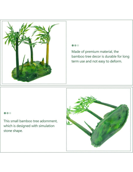 6 Piezas Árbol de Bambú Artificial Bonsái Realista SHINEOFI
