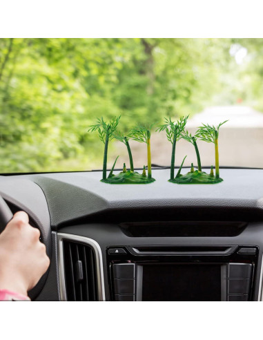 6 Piezas Árbol de Bambú Artificial Bonsái Realista SHINEOFI