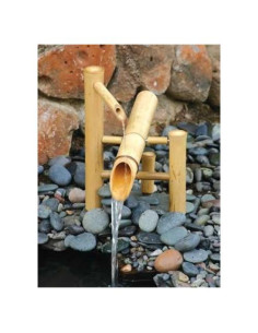 Fuente de Agua Exterior Bamboo Accents 30.48 cm Shishi Odoshi