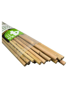 Estacas de Bambú Natural Mininfa 145 cm Ecológicas Paquete 20