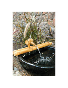 Fuente de Agua Zen Bamboo Accents 45.72 cm Resistente Exterior