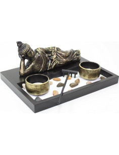 Jardín Zen de Mesa Buda Tailandés - 9 Piezas - 21.6 cm 2