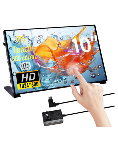 Pantalla Táctil Capacitiva GeeekPi 10.1" HDMI 1024x600