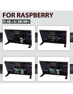 Pantalla Táctil Capacitiva GeeekPi 10.1" HDMI 1024x600 2