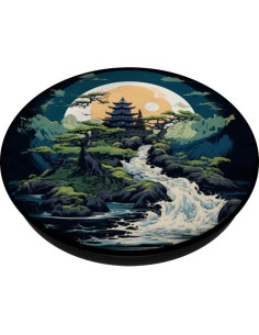 PopSockets Jardín Zen Japonés Vintage Pagoda Luna 10.9x8.6cm 2
