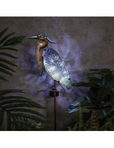 Estaca Decorativa Solar de Jardín TERESA'S 99 cm Azul 2