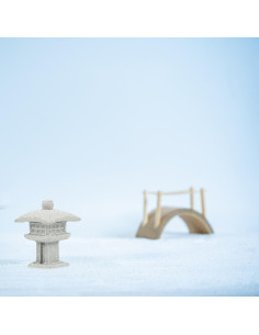 4 Estatuas Miniatura de Pagoda Outanaya para Jardín Zen 2