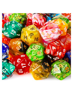 Juego de Dados Poliedricos Skylety 200 Piezas Multicolor