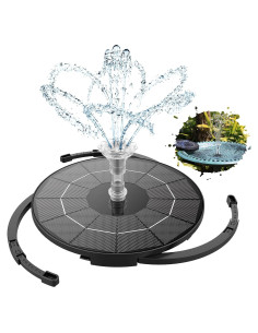 Fuente Solar AISITIN 3.5W para Jardín y Baño de Pájaros