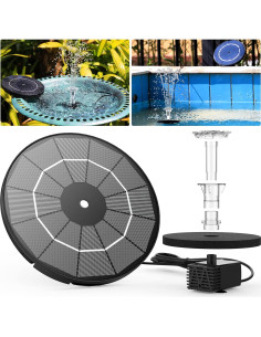 Fuente Solar AISITIN 3.5W para Jardín y Baño de Pájaros 2