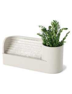 Fuente de Agua de Mesa Umbra Stream con Maceta - Arena