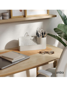 Fuente de Agua de Mesa Umbra Stream con Maceta - Arena 2