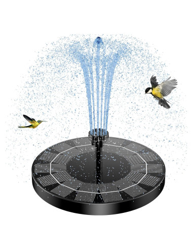 Bomba de Fuente Solar AISITIN 2.5W para Jardín y Estanques