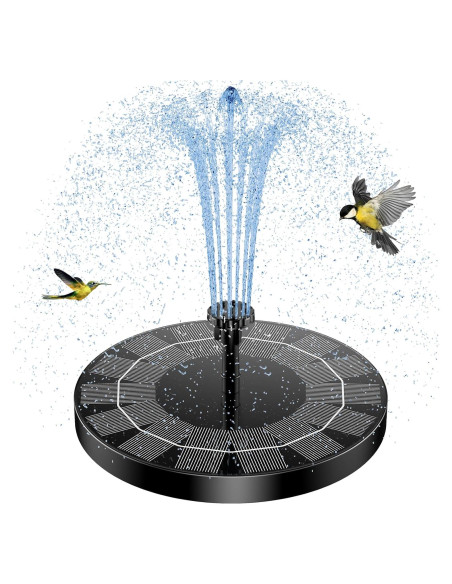 Bomba de Fuente Solar AISITIN 2.5W para Jardín y Estanques