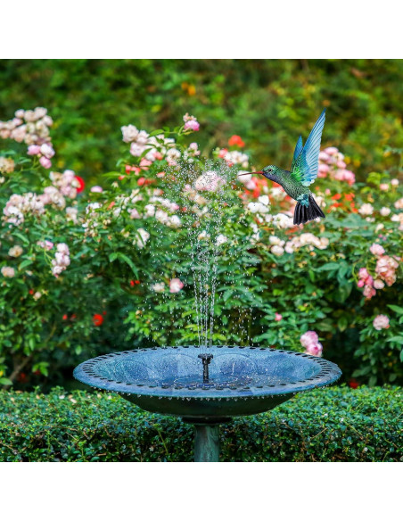 Bomba de Fuente Solar AISITIN 2.5W para Jardín y Estanques