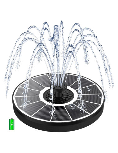 Fuente Solar Yzert 3.5W con Batería 2000mAh para Jardín