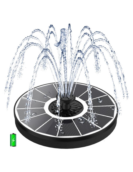 Fuente Solar Yzert 3.5W con Batería 2000mAh para Jardín
