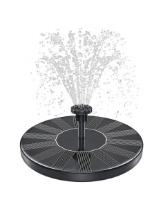 Fuente Solar para Baño de Aves SHANCHAHUA 1.5W con 6 Boquillas