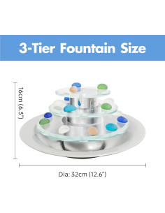 Fuente de Mesa Zen Pamopamo 3 Niveles con Luz LED 2