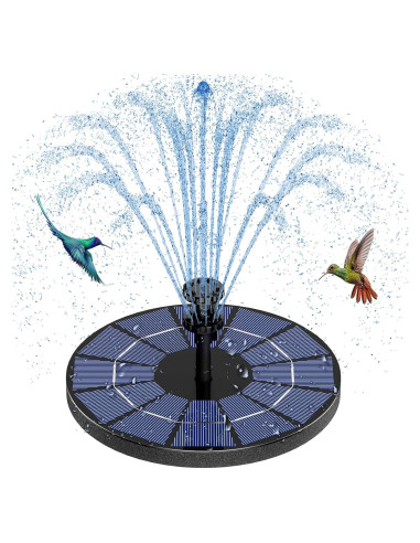 Bomba de Fuente Solar AISITIN 3.5W con Batería 1500mAh