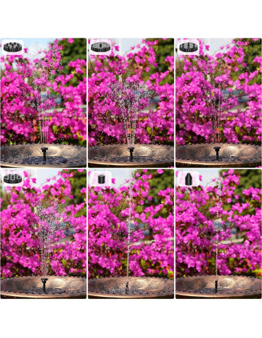 Bomba de Fuente Solar AISITIN 3.5W con Batería 1500mAh