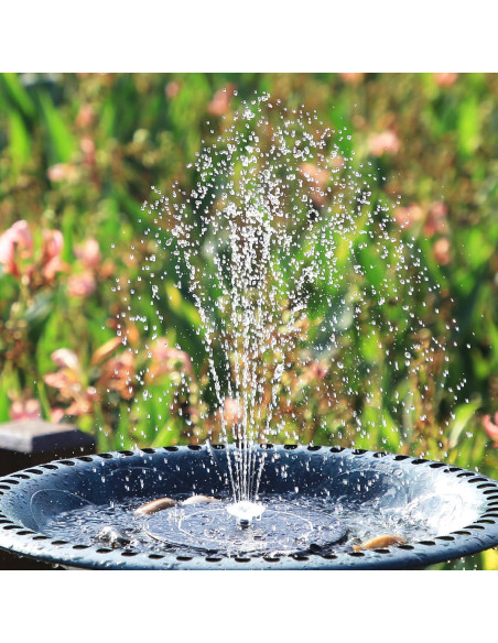 Bomba de Fuente Solar AISITIN 3.5W con Cable de 3m y Boquillas