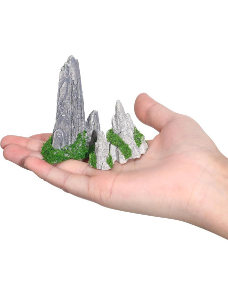 8 Piezas Decoraciones de Rocas Miniatura DOITOOL para Jardín