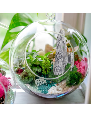 8 Piezas Decoraciones de Rocas Miniatura DOITOOL para Jardín