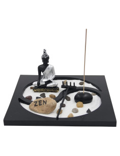 Jardín Zen Buda DharmaObjects con Soporte para Velas