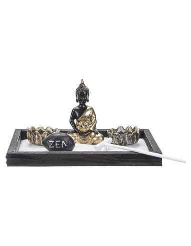 Jardín Zen de Mesa Pacific Giftware con Estatua de Buda y Velas