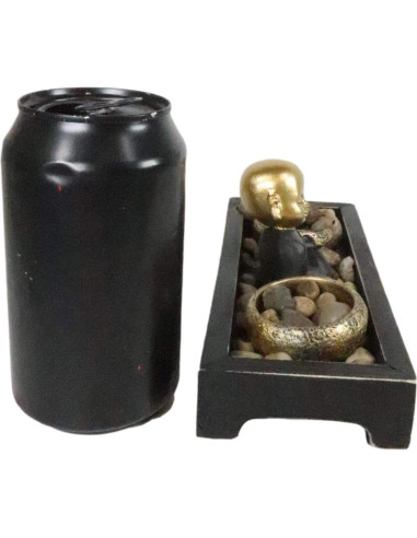Figurita Buda Meditando Ebros 20.3x8.9 cm Jardín Zen