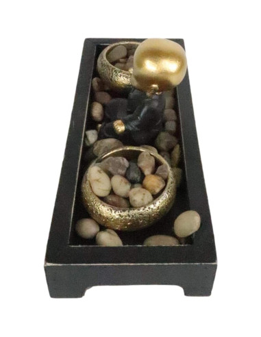 Figurita Buda Meditando Ebros 20.3x8.9 cm Jardín Zen