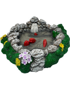 Estanque de Jardín de Hadas con Cascada y Koi Mokoboho 2