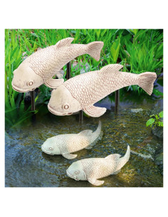 Kit de Estanque Koi Noegrus - 2 Estatuas de Resina 26.9cm